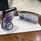 ?? 360° Rotating Magnetic Stand Protective Case for iPhone 17 Series