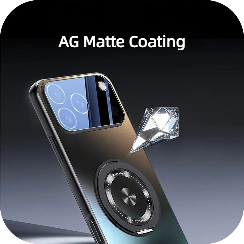 iPhone 17 Series Magnetic Case with Stand and Full Lens Film Protection