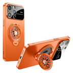 iPhone 17 Series Magnetic Case with 360° Rotating Gyro Stand