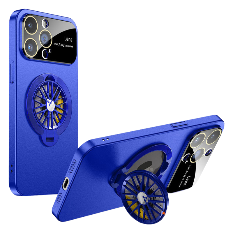 iPhone 17 Series Magnetic Case with 360° Rotating Gyro Stand