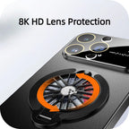 iPhone 17 Series Magnetic Case with 360° Rotating Gyro Stand