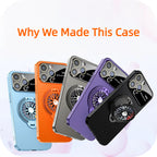 iPhone 17 Series Magnetic Case with 360° Rotating Gyro Stand