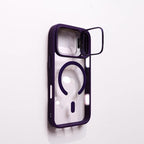 | Magnetic Lens Holder iPhone 17 Case with Clear Lens Protector