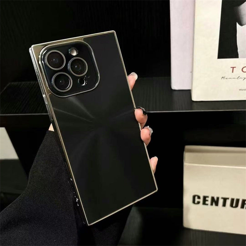 Square Aurora Shine Electroplated iPhone Case for iPhone 17 Series