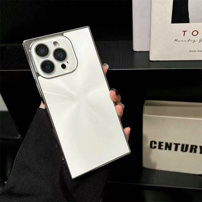 Square Aurora Shine Electroplated iPhone Case for iPhone 17 Series