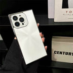 Square Aurora Shine Electroplated iPhone Case for iPhone 17 Series