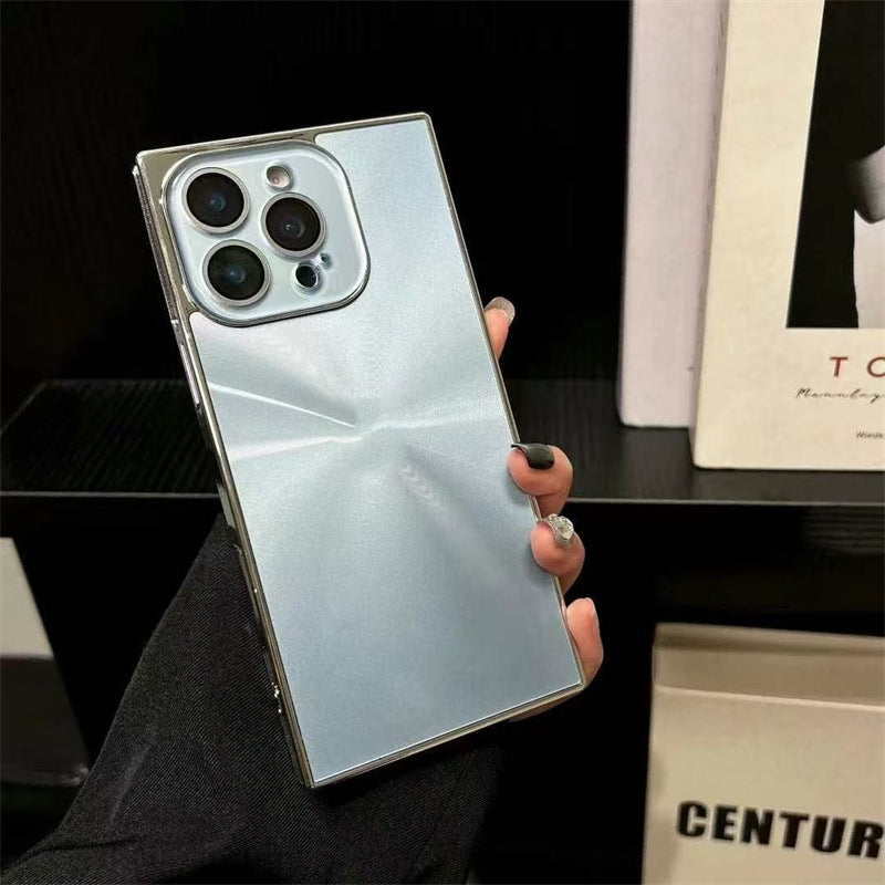 Square Aurora Shine Electroplated iPhone Case for iPhone 17 Series