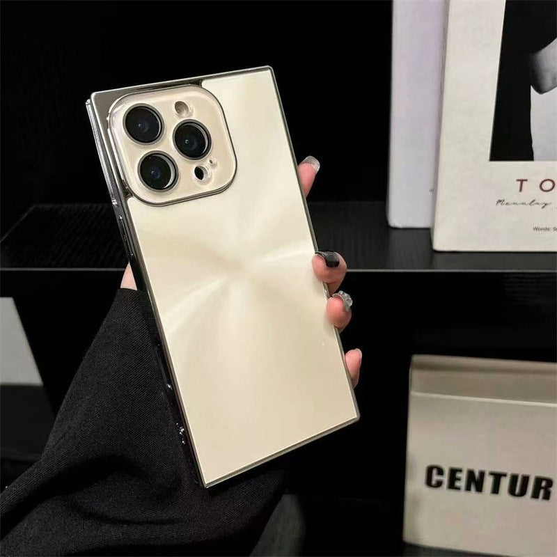 Square Aurora Shine Electroplated iPhone Case for iPhone 17 Series