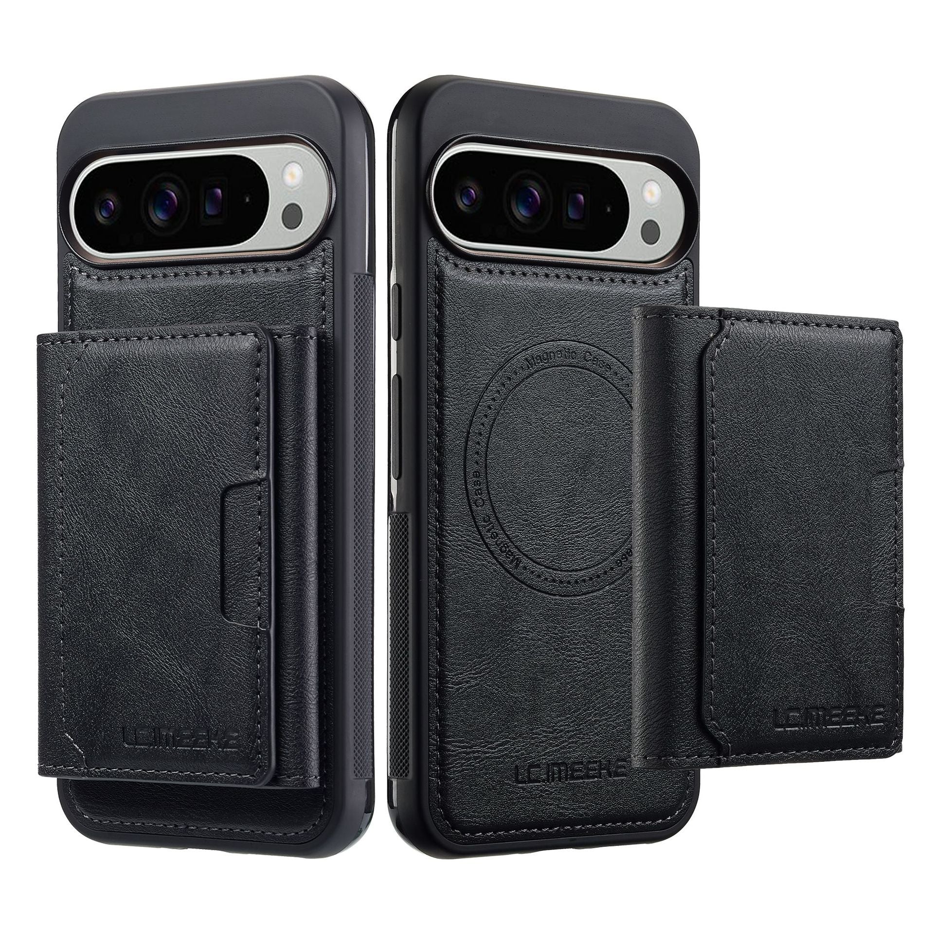 Anti-theft Magnetic Card Holder Stand Business Protective Case