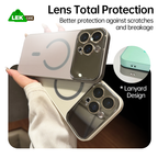 Matte AG Large Window Magnetic Case for iPhone 17 Series – Shockproof, Slim & Anti-Fingerprint Design