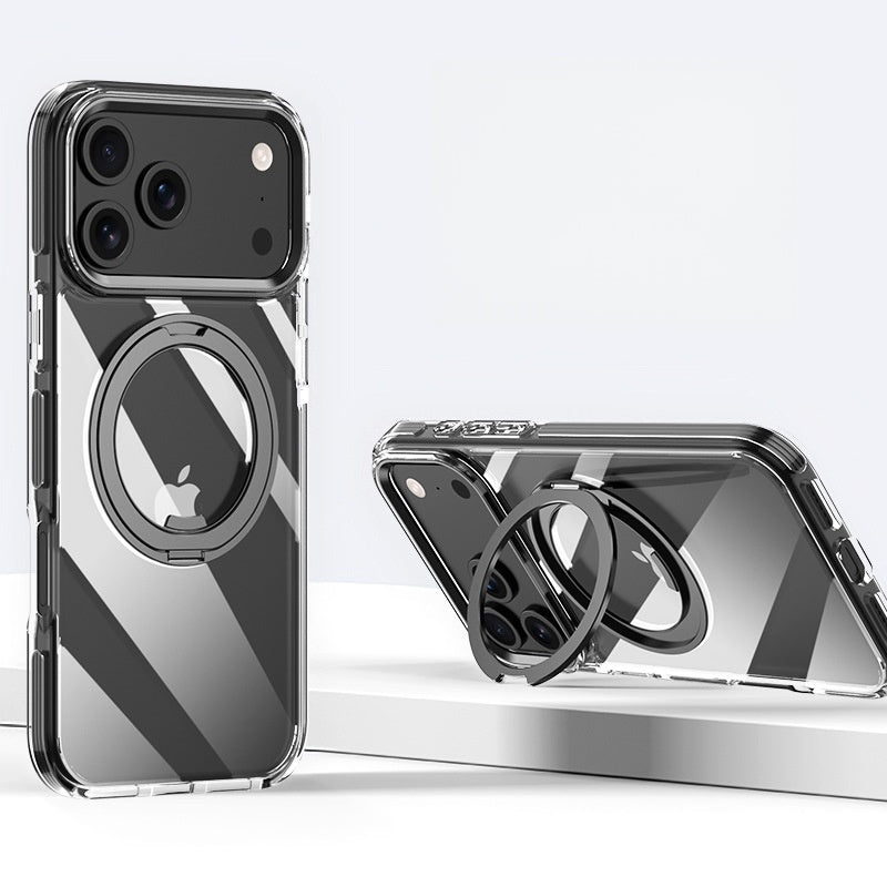 iPhone 17 Series Magnetic 360° Rotating Stand Protective Case