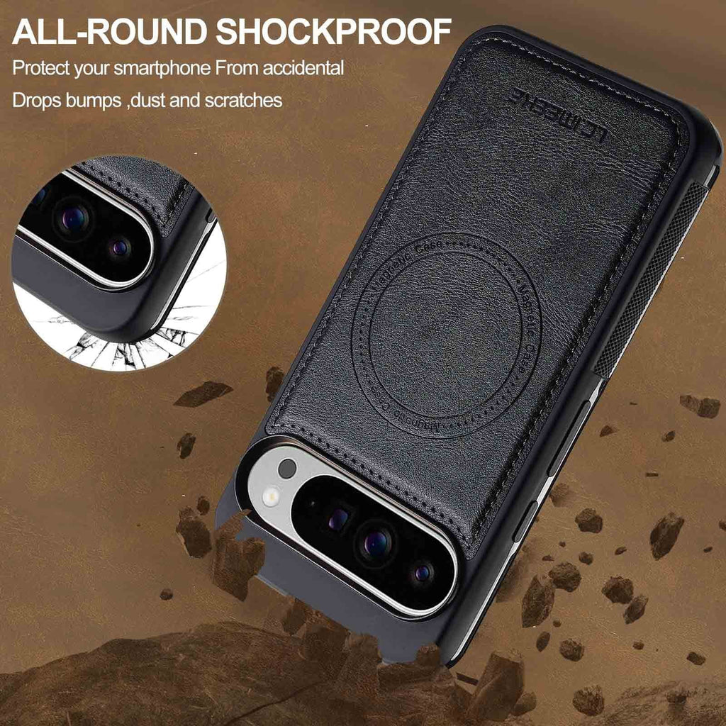 Anti-theft Magnetic Card Holder Stand Business Protective Case