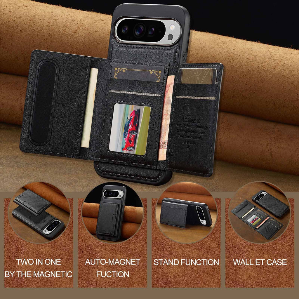 Anti-theft Magnetic Card Holder Stand Business Protective Case