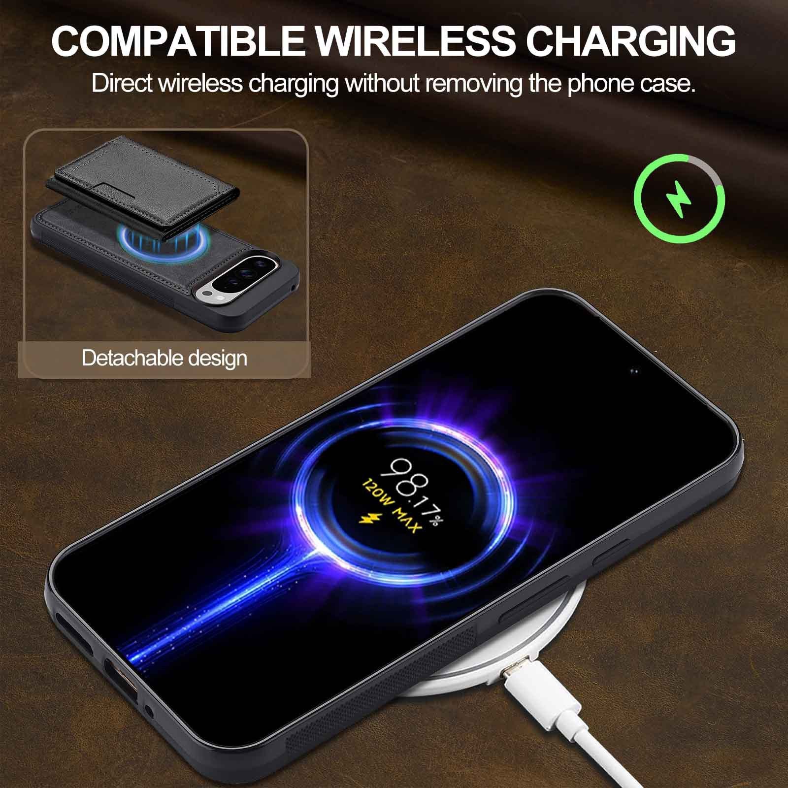 Anti-theft Magnetic Card Holder Stand Business Protective Case