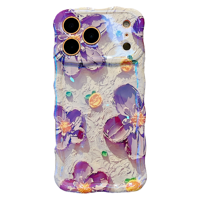 iPhone 17 Series Oil Painting Flower Case – Artistic Floral Protective Cover
