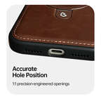 Premium Business Leather Magnetic Case for iPhone 17 Series