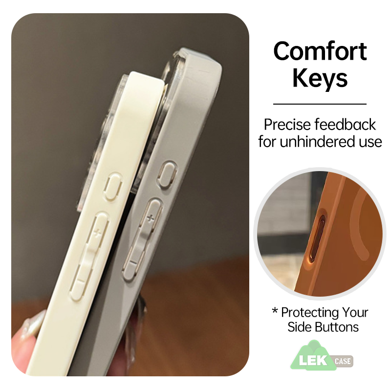 Matte AG Large Window Magnetic Case for iPhone 17 Series – Shockproof, Slim & Anti-Fingerprint Design