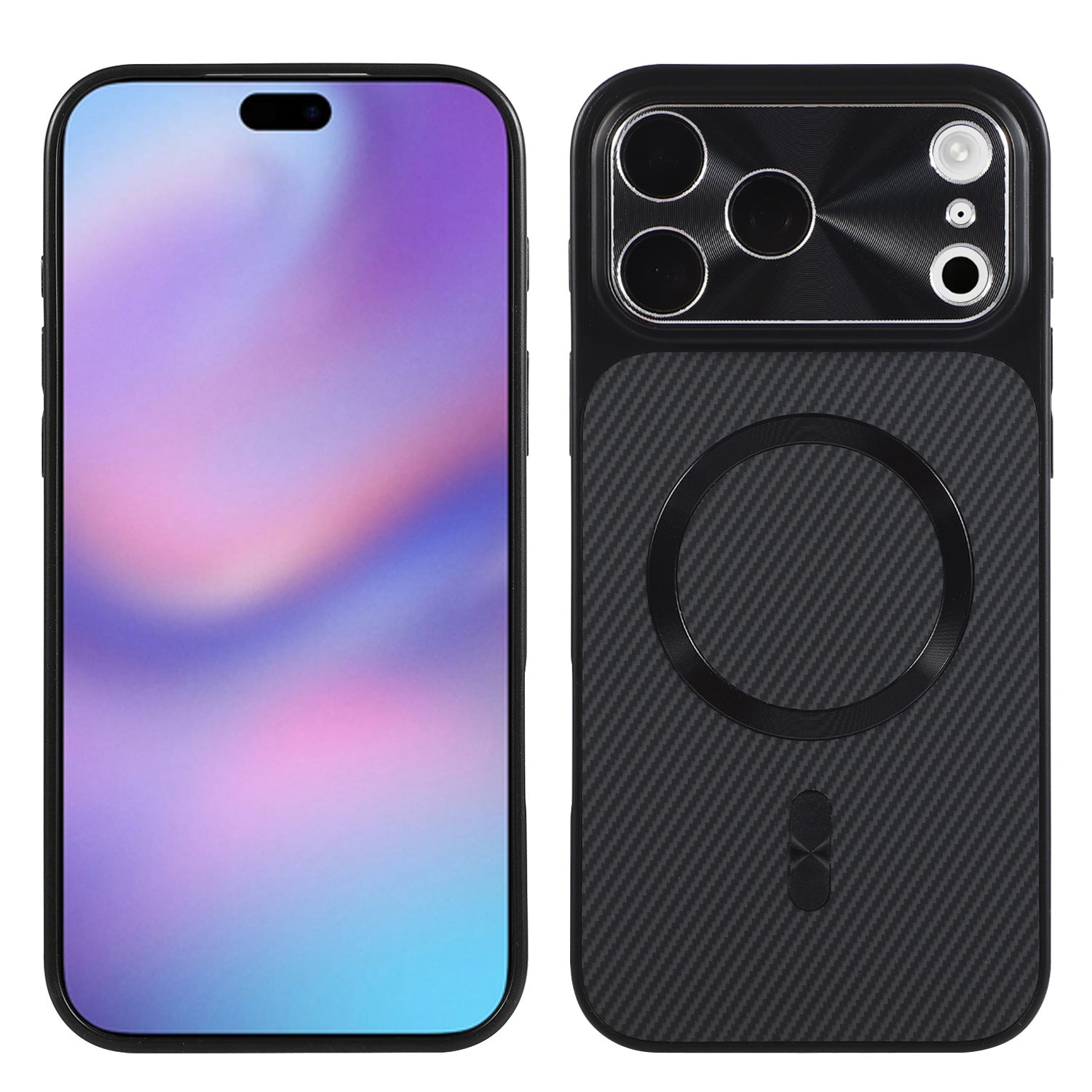 Magnetic iPhone 17 Case – Full Lens Coverage & Cavity Texture Shockproof Design