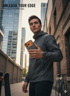 iPhone 17 Series: Silk Leather Pattern Case / Cover