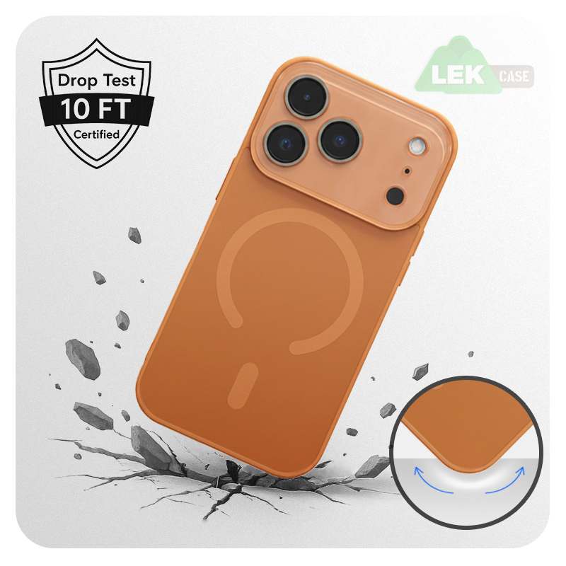 Matte AG Large Window Magnetic Case for iPhone 17 Series – Shockproof, Slim & Anti-Fingerprint Design