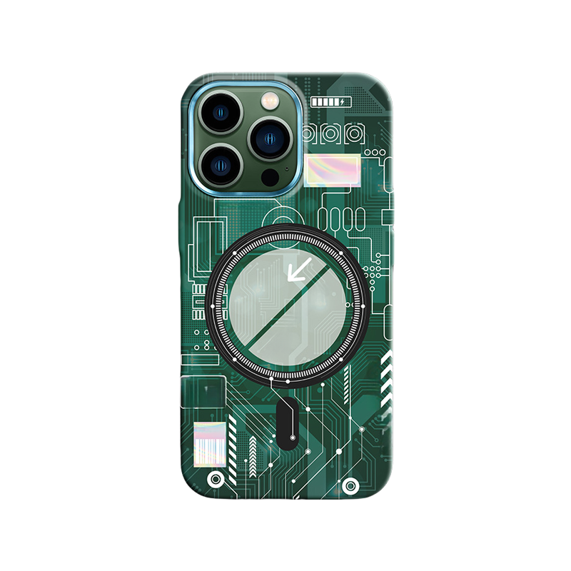 Magnetic Protective Case With Luminous Technology Circuit Board Design