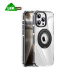 Two-color transparent magnetic rotating bracket first shell