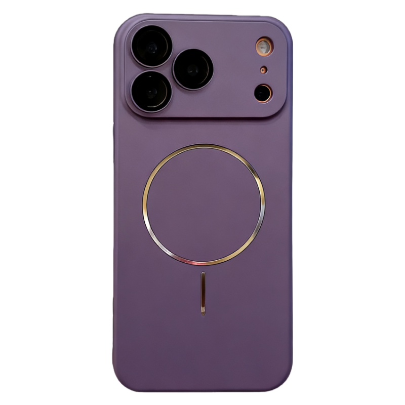iPhone 17 Pro Max Magnetic Matte Case – Fine-Circle Lens Protection, Slim & Shockproof Design