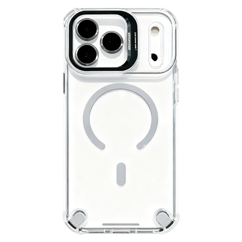 Transparent Magnetic Airbag Case for iPhone 17 Pro Max / 16 / 15 Series