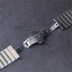 Stainless Steel Butterfly Buckle Band For Apple Watch