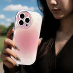 Candy Color Laser iPhone 17 Case – Shiny Gradient Frame & Glossy Protection