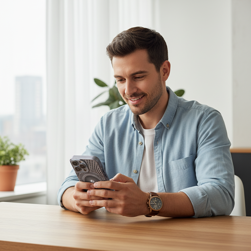 | iPhone 17 Series Heat Dissipation & Drop-Proof Magnetic Case