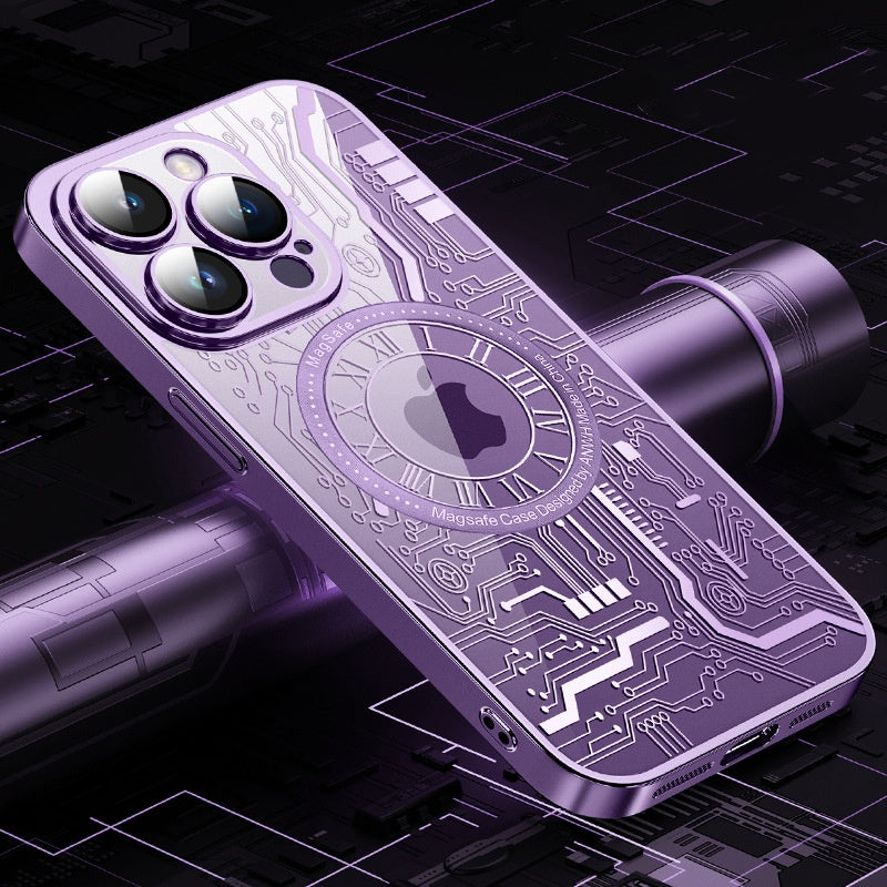 Circuit Pattern Magnetic Phone Case