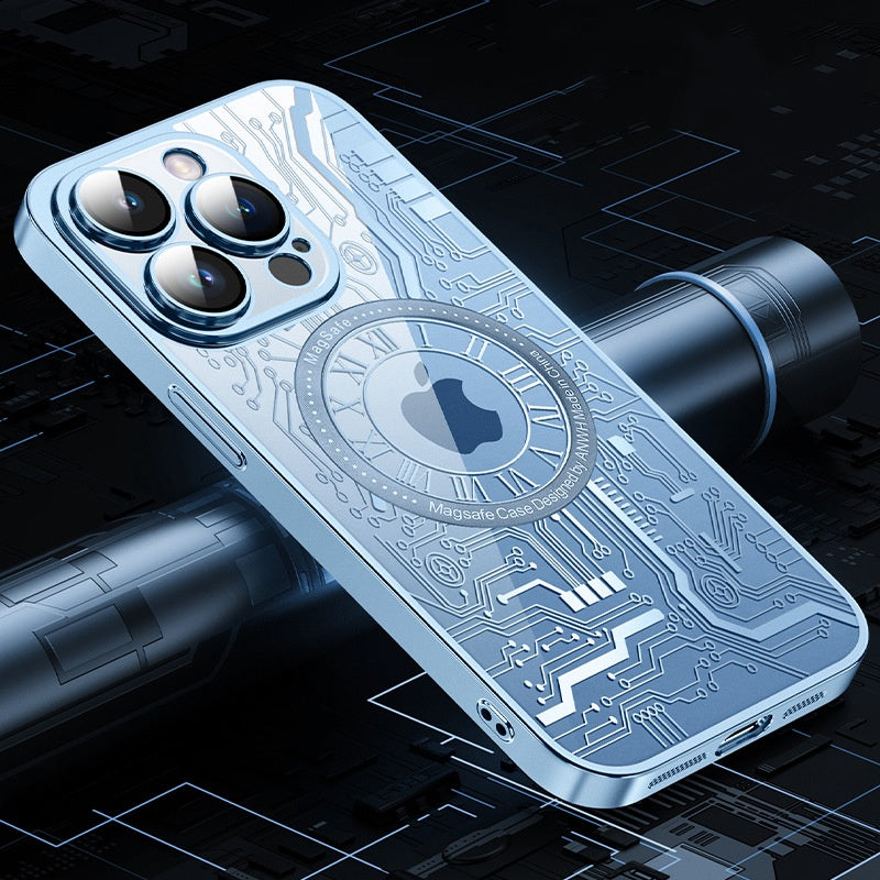 Circuit Pattern Magnetic Phone Case