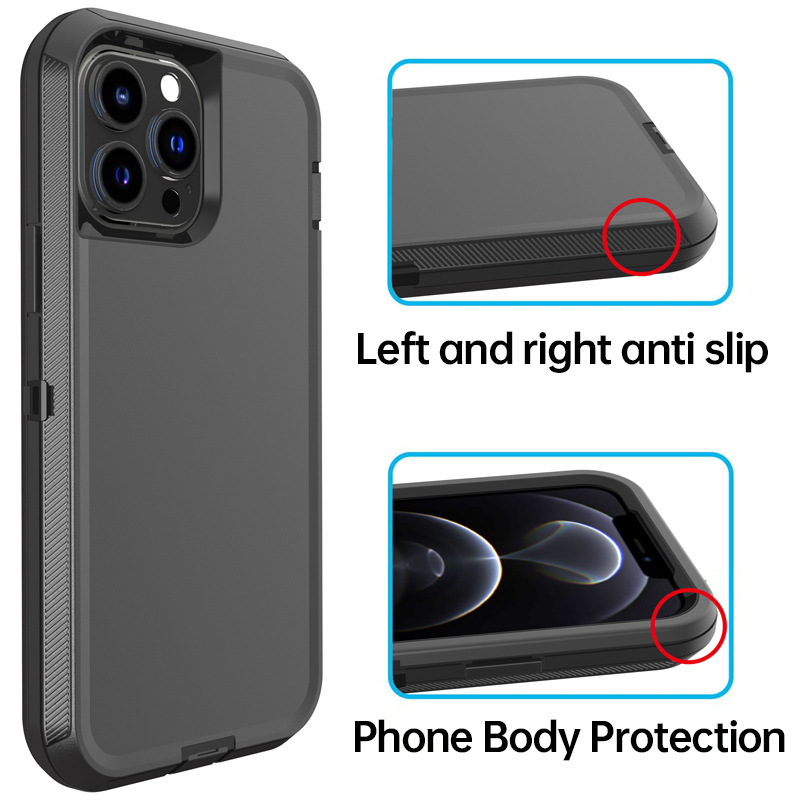 Triple Drop-proof Two-tone Phone Case