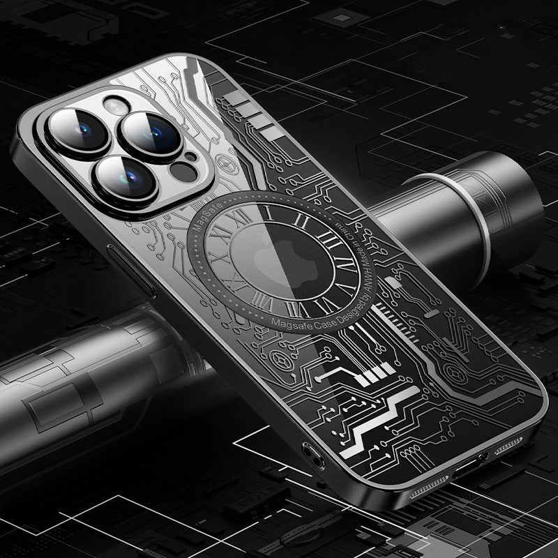 Circuit Pattern Magnetic Phone Case