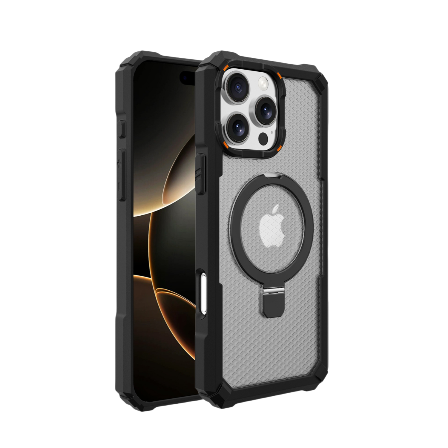 New Four-corner Anti-fall And Heat Dissipation Bracket Magnetic Mobile Phone Case