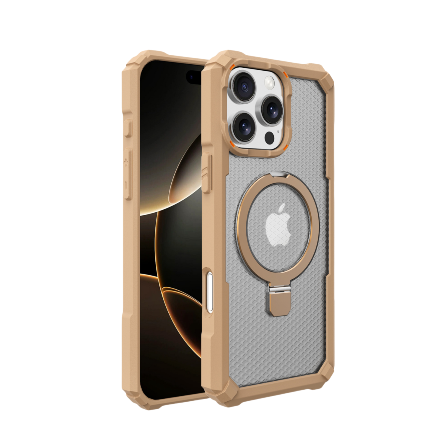 New Four-corner Anti-fall And Heat Dissipation Bracket Magnetic Mobile Phone Case