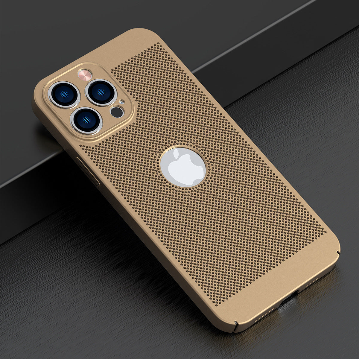 ??Fully enclosed grid heat dissipation magnetic phone case