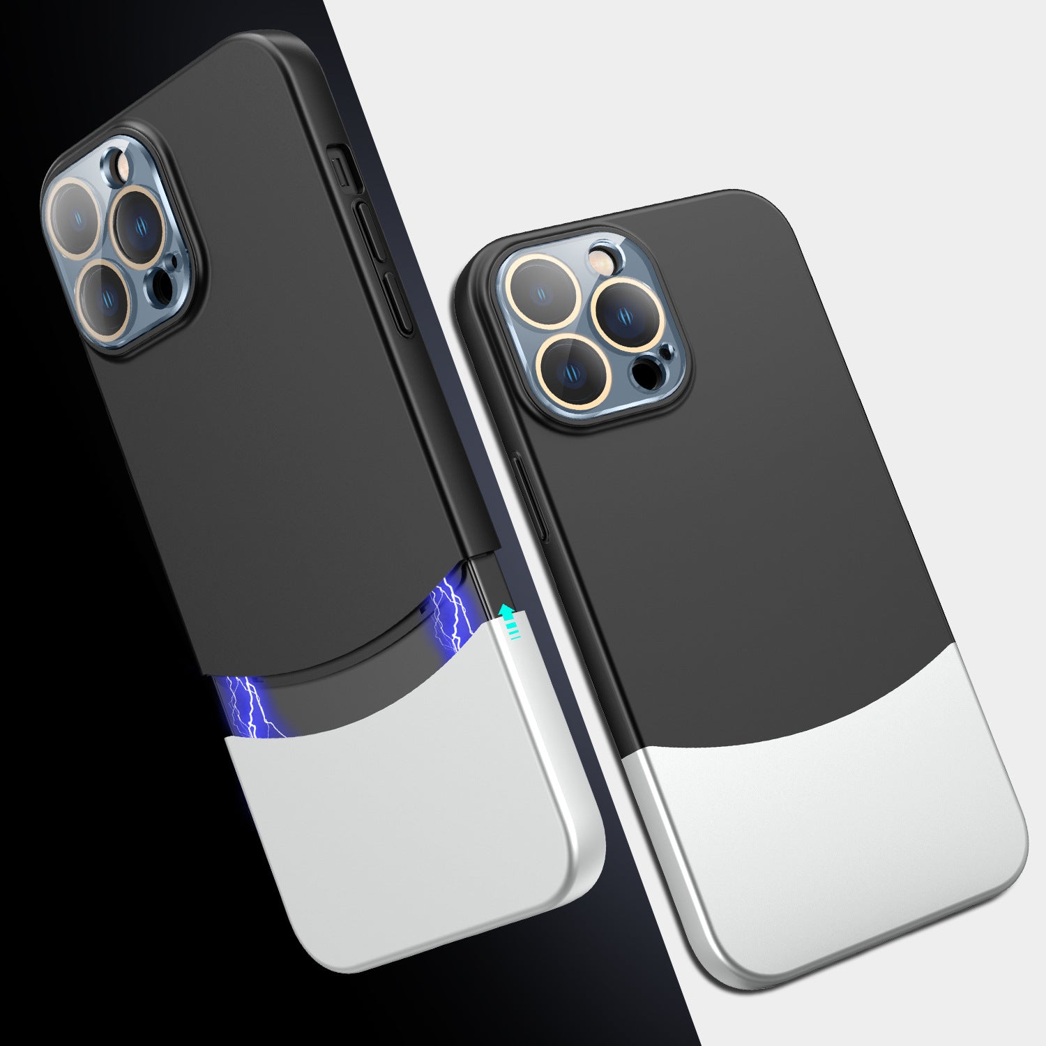 Contrast Color Stitching Anti-fall Mobile Phone Case