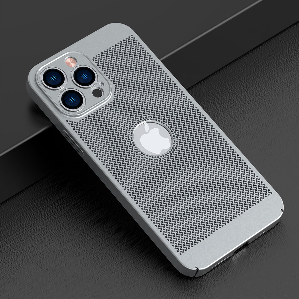??Fully enclosed grid heat dissipation magnetic phone case