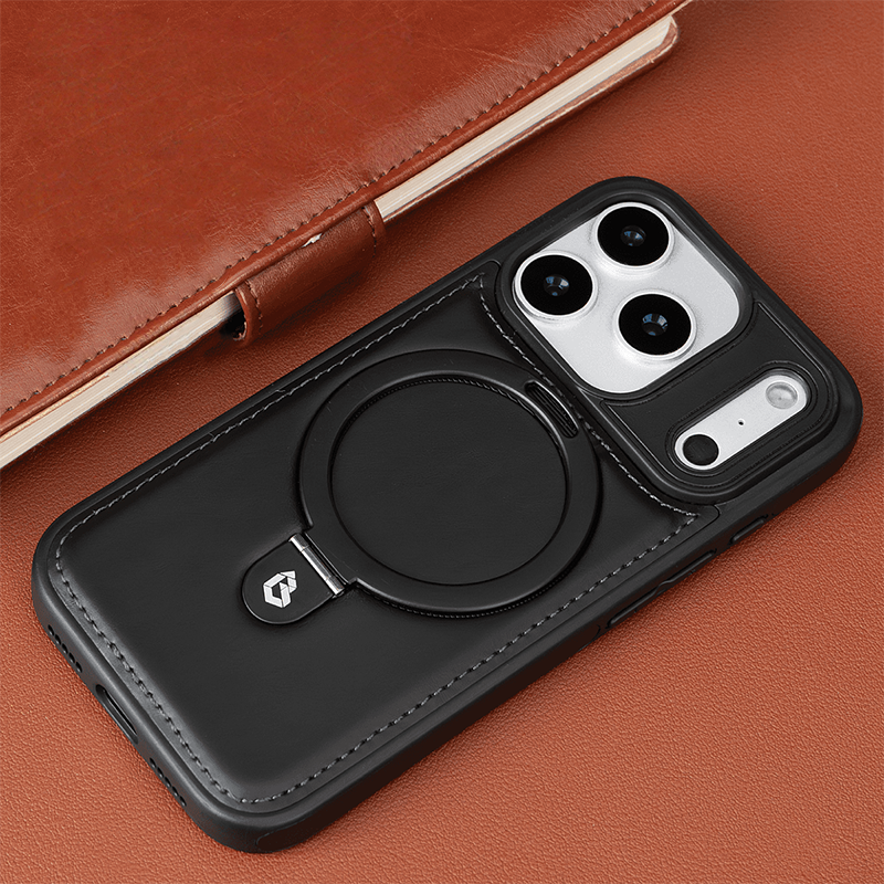 Premium Business Leather Magnetic Case for iPhone 17 Series