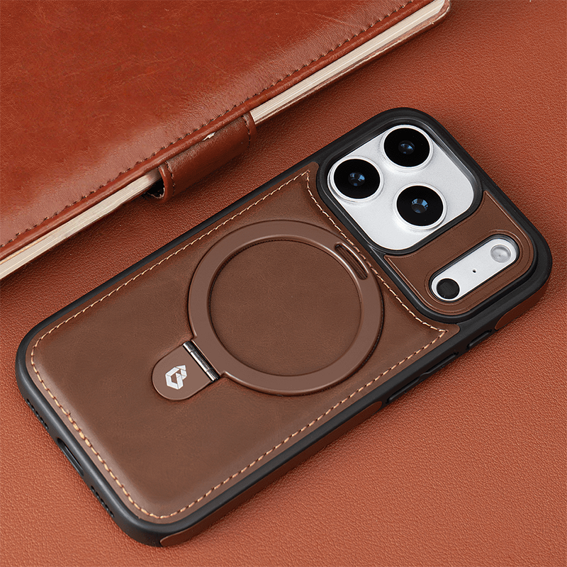 Premium Business Leather Magnetic Case for iPhone 17 Series