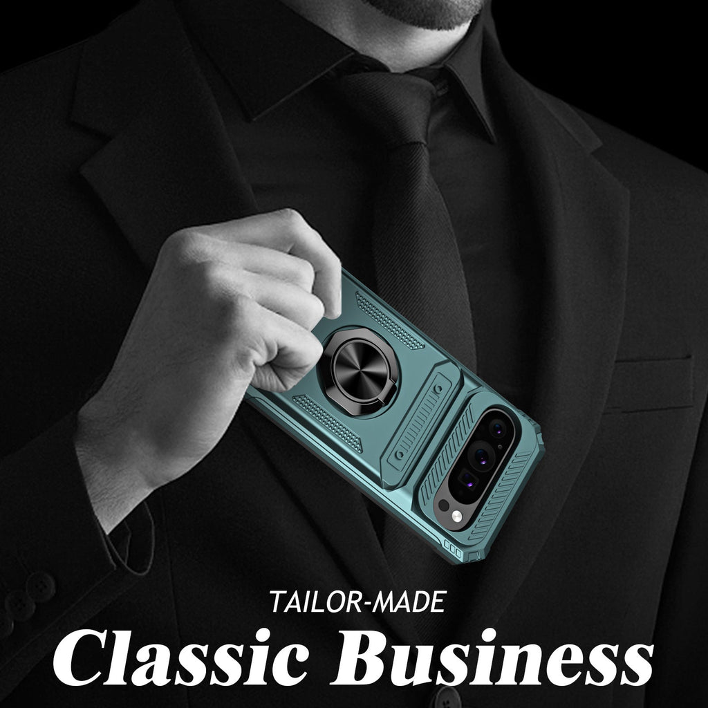 Drop-resistant Phone Case With Ring Holder