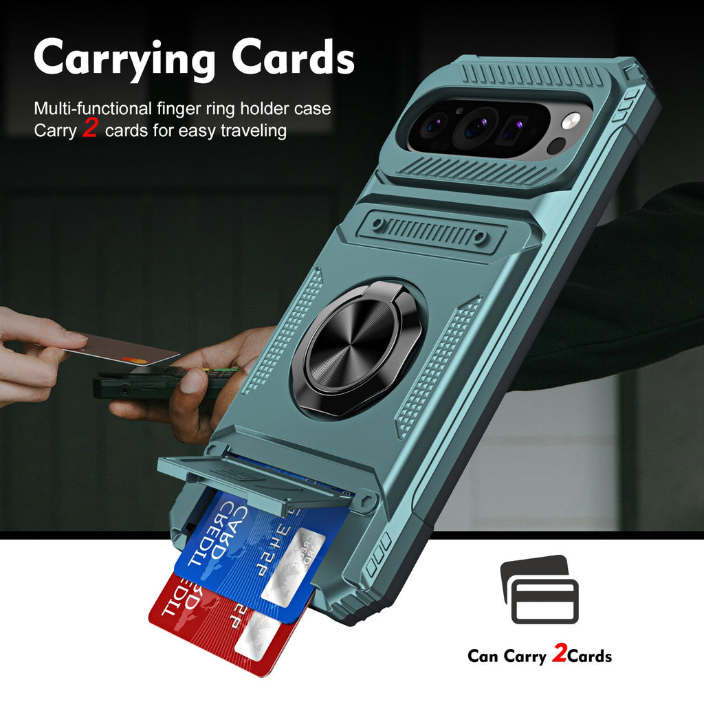 Drop-resistant Phone Case With Ring Holder