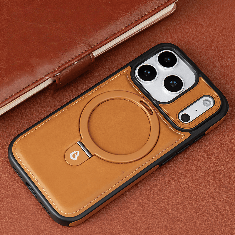Premium Business Leather Magnetic Case for iPhone 17 Series