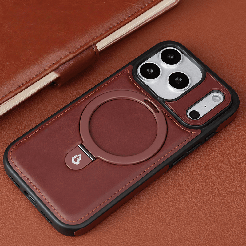 Premium Business Leather Magnetic Case for iPhone 17 Series
