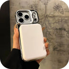 iPhone 17 Magnetic Borderless Case with Built-in Lens Holder