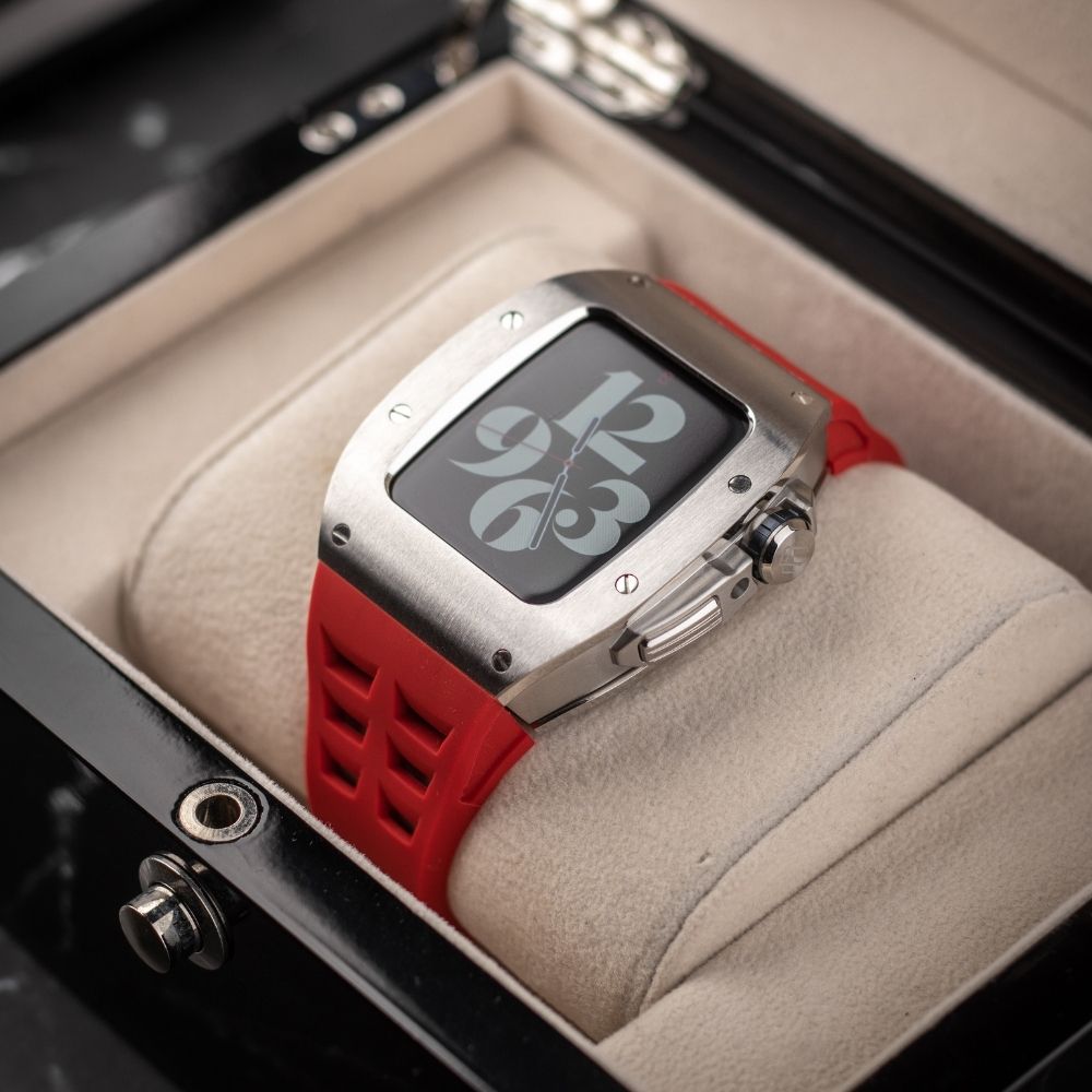 45MM Sports Edition Luxury iWatch Case: Silver