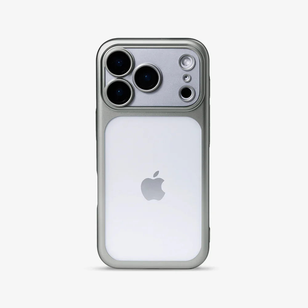 iPhone 17 Series Drop-Proof Matte Electroplated Case with Full Lens Protection