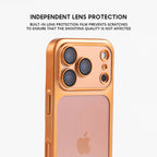 iPhone 17 Series Drop-Proof Matte Electroplated Case with Full Lens Protection